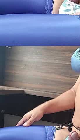 Hawt Secretary Showing off Her Underware Whilst Working on the Computer, Her Tiny Is Seen