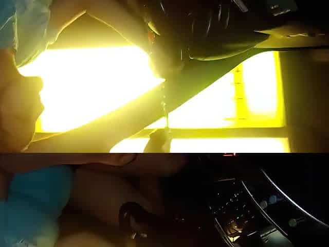 Girlfriend Sucking Shlong and Banging in Car