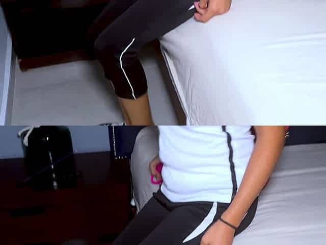Mexican latina MILF likes to work out