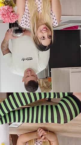 Mingalilea Visits Her Friend Sara Blonde and They Have Sex While They Humiliate Her Friend