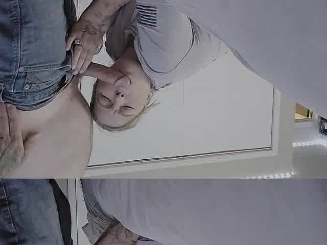 Curvy Wife sucks chunky jock and gets cream pie