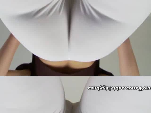 Paris Kennedy in cameltoe panties & micro strap performs some panty teasing