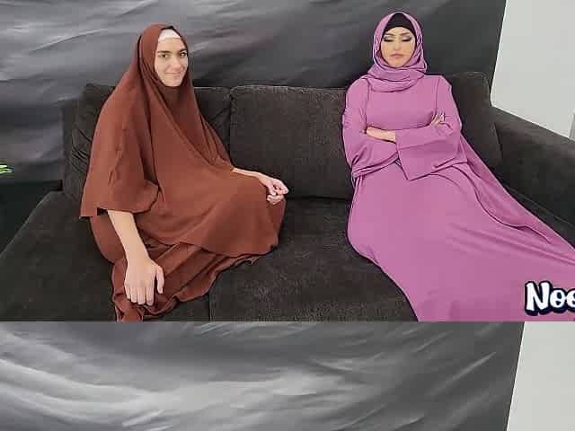 Hijab Stepsisters Fucked Together By Massive Pov Dick