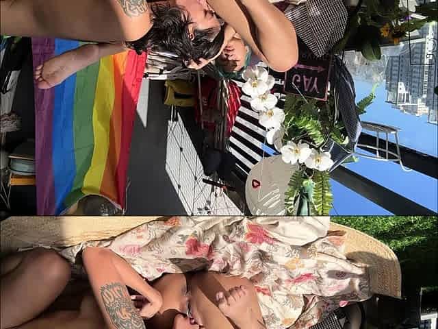 She licked and finger fucked me so good out in the balcony