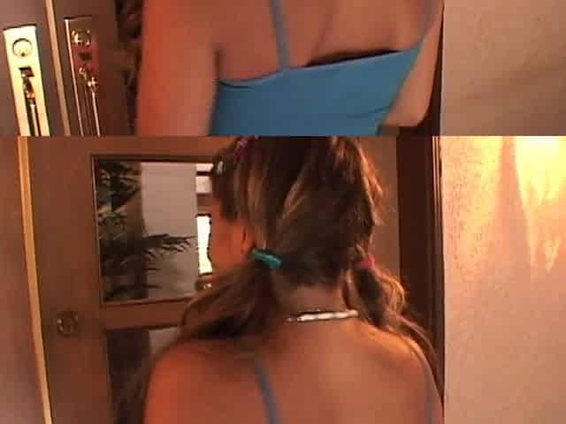 Naughty teen lesbians naked