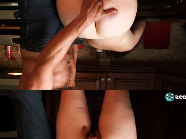 PornMegaLoad - Milly Marks Big Boobed Milly Marks Heats Up The Kitchen