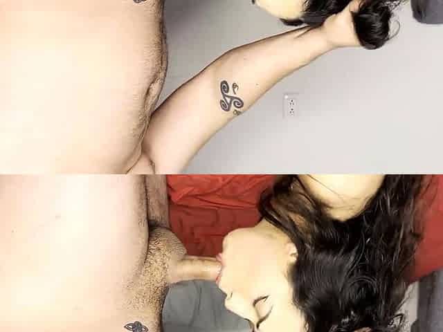 Big-Cock Guy Fucks His Busty Teen Girlfriend Hard