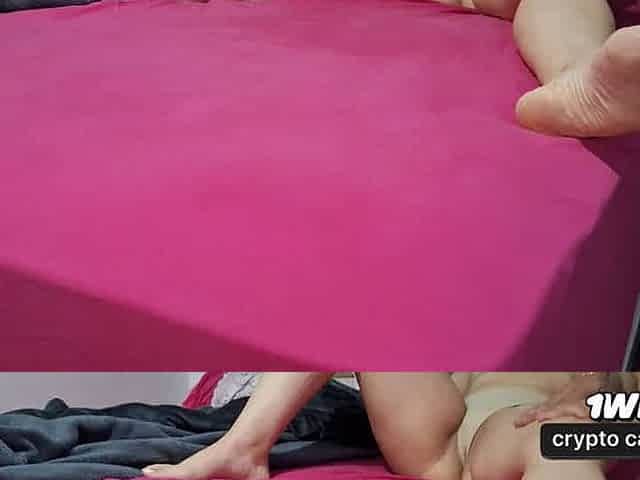 The massage began and she stuck to my cock.