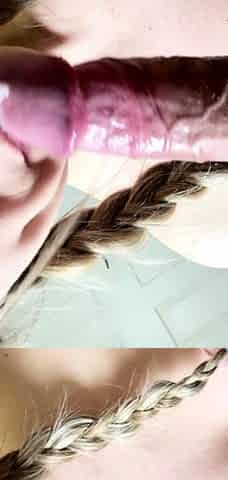 Amateur Blonde Blowjob CIM