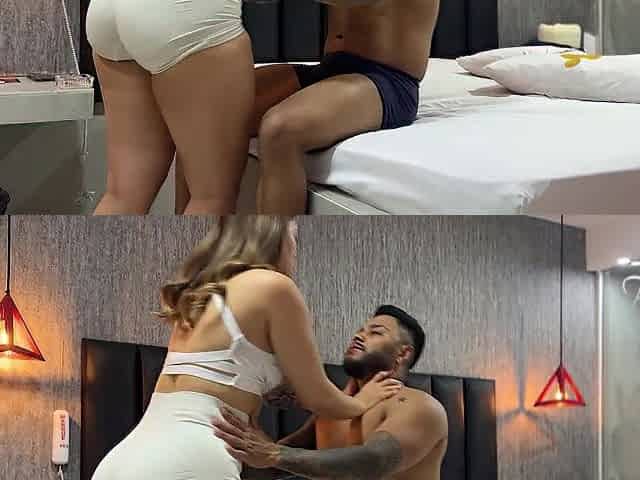 Nice-looking Colombian with a large butt acquiesces that our 1st date will be at a motel after the gym.