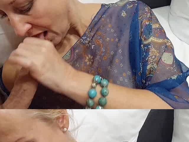 Amateur Blonde Mature Wife Enjoys Sex After Walk