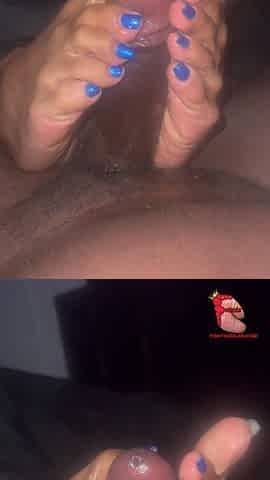 Late Night Crystal Blue Toejob