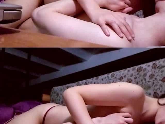 Romantic Passionate Kisses End in Creampie