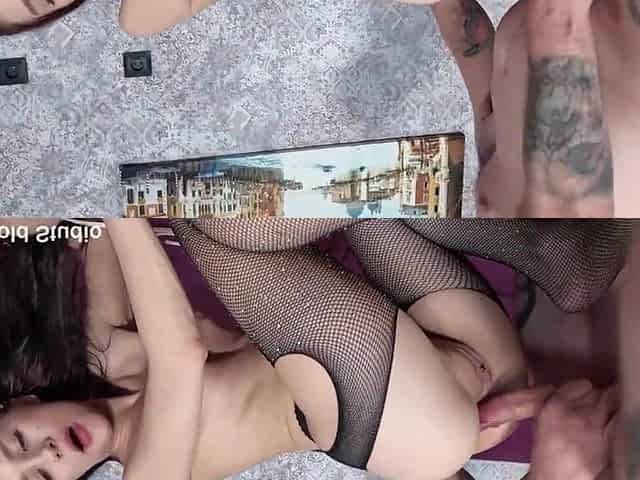 wild cuckold becomes her 1st double penetration