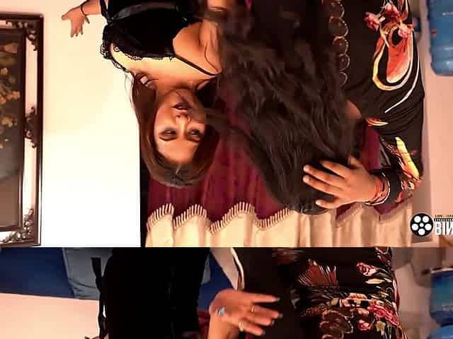 Sexy horny Indian girls Tina, Shreemoi and Priya fucked by a stranger a hardcore girls gangbang