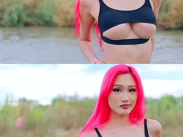 Great Big Boobs On Masturbating Redhead
