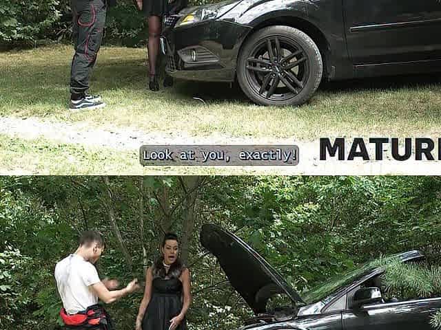 MATURE4K. Texas Patti is having wild kinky sex in the Czech woods