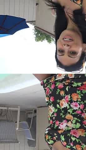 Horny Latina milf Cassandra Cruz swallows younger guy's load