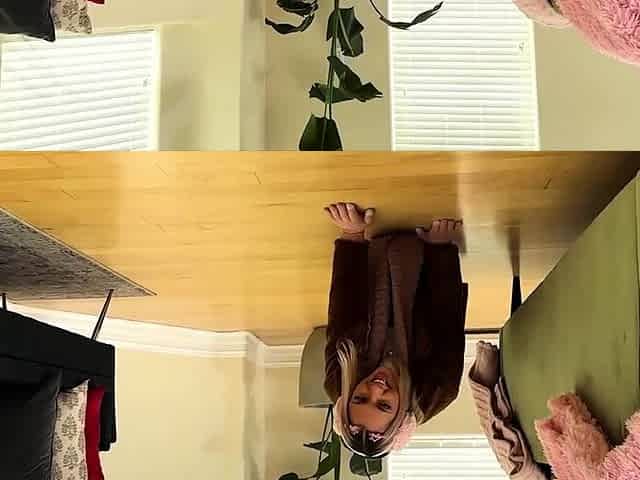 Cute teen gets her mini pussy destroyed