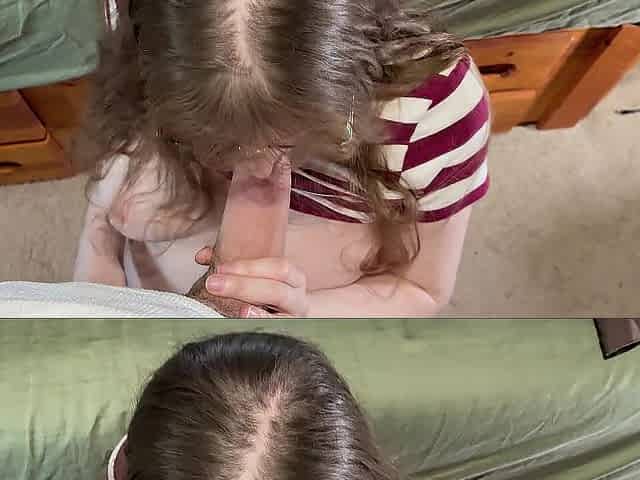 Sexy Nerdy Angel Licks and Sucks Penis for Native Wildlife Habitat