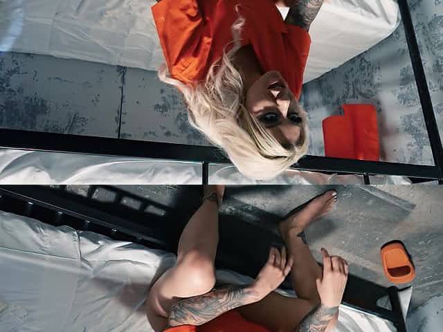 Karma Rx is sucking cop's cock in prison
