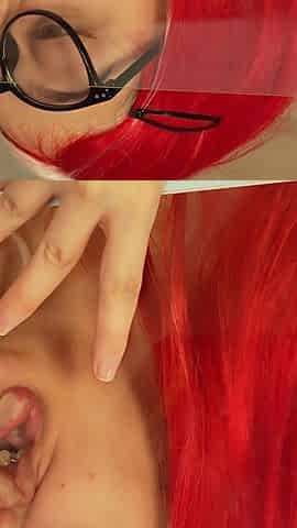 Tiny POV Giantess Presses Against the Glass
