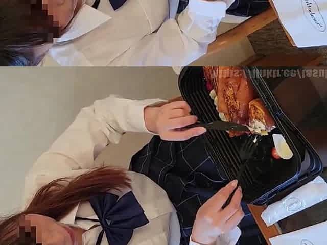 Beautiful Breasts, Slender, Ponytailed Jk, School Return, Ejaculation in Mouth, Creampie in Hotel