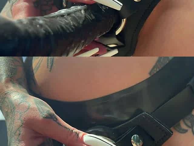 Amateur redhead shaves and masturbates