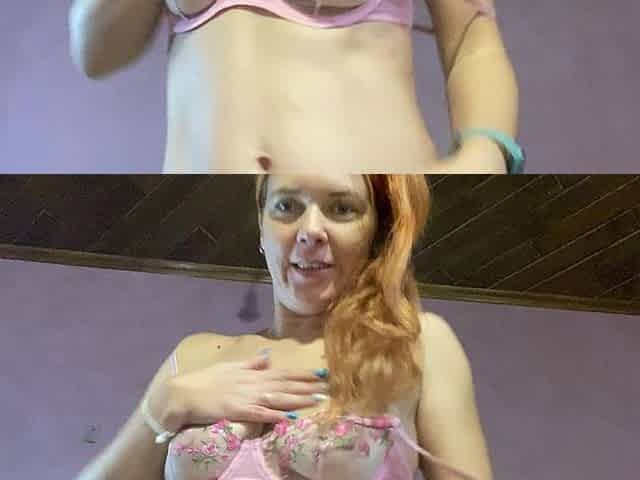Redhead Hairy Girl Teasing, Face Sitting