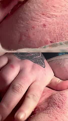 Bulky cunt close up