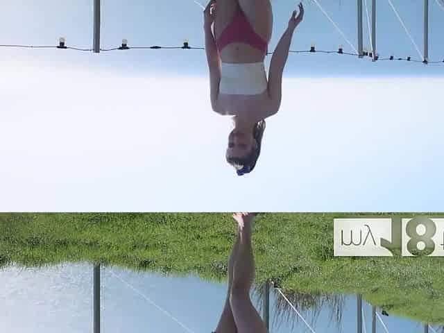 MY18TEENS - Breathtaking hotty does hot yoga outdoor and teasing her shaggy twat