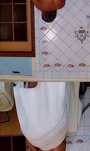 Hot Housewife in the Kitchen