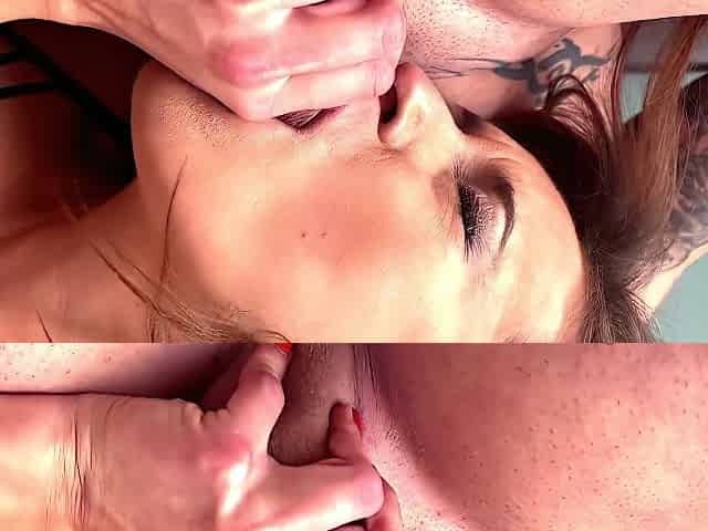 Sexy Brunette Milf Tries Double Vaginal Sex