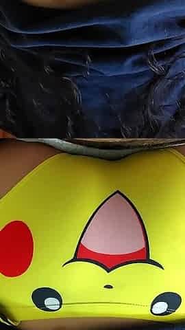 I Rubbed My Roommate's Cock with My Cute Panties to Make Him Horny