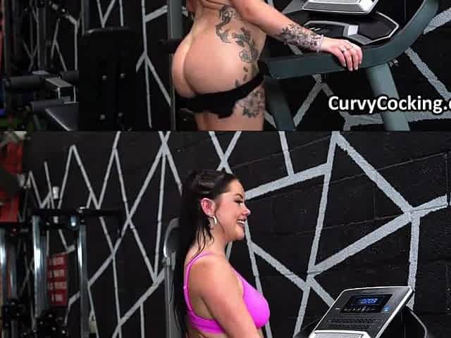 Screwing the sexy fitness coach during session