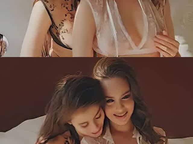 Gorgeous lesbian couple