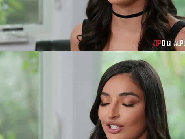Skye Blue's Wild Interview in a Sultry Scene