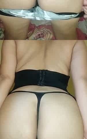 Wife Shows Her Ass For Her Shameful Lover And Masturbates For Him