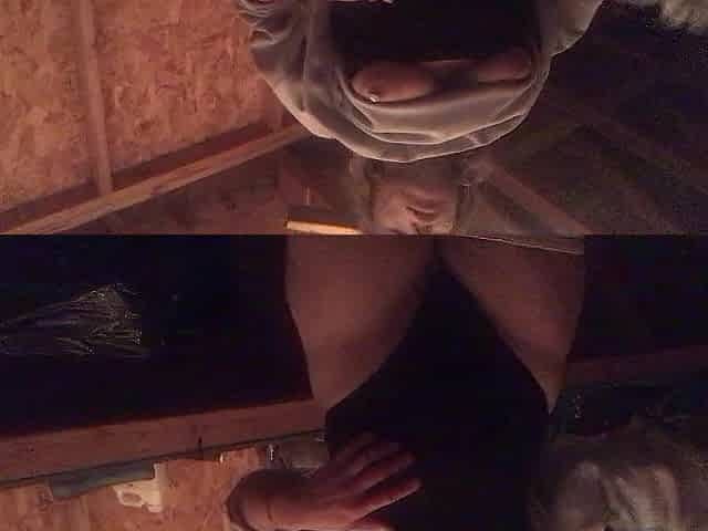 went out to the shed for a smoke.. ended up pounding my butt untill i squirt on the floor.