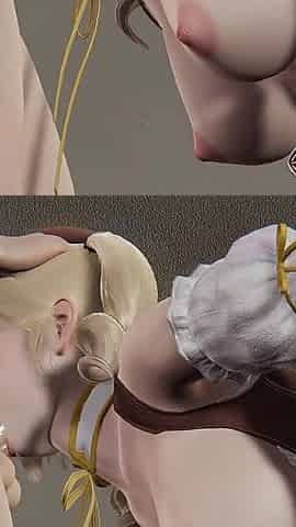 3D Hentai Animation Featuring Sexy Tomoe Mami Mouth Fuck at Gloryhole Cock Licking with Tongue POV and Handjob Cumshot