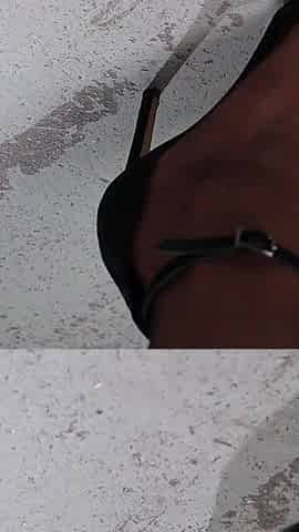 Lola Slips Out of Heels - Hot Nylons on Black Carpet