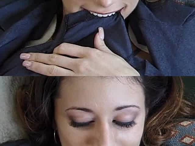 Upside Down Pussy Pounding Dripping Cum Cleanup Blowjob