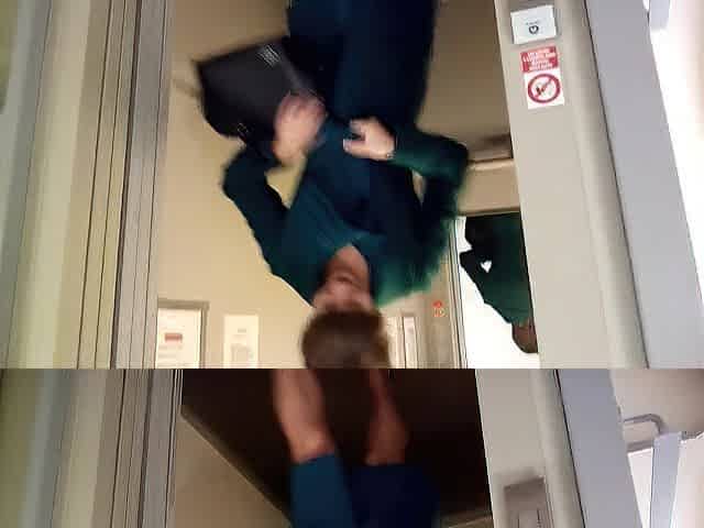 Striptease on the fifth floor