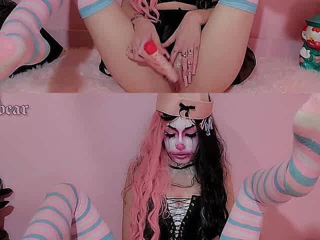 Dollie Bear : Sad Valentines Clown Cum & BBC ???? (Short Edit)