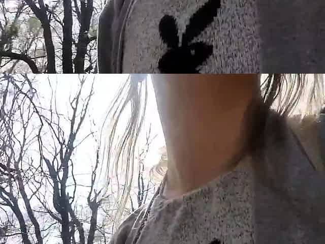 Amateur teen outdoor blowjob
