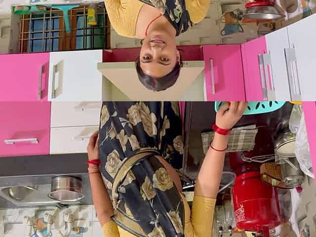 My Lovely Stepmother Was Cooking in the Kitchen, Stepfather Went to Office Then Stepmother Wants to Fuck