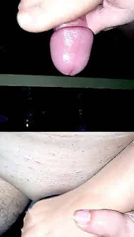 Amateur Tugjob and footjob