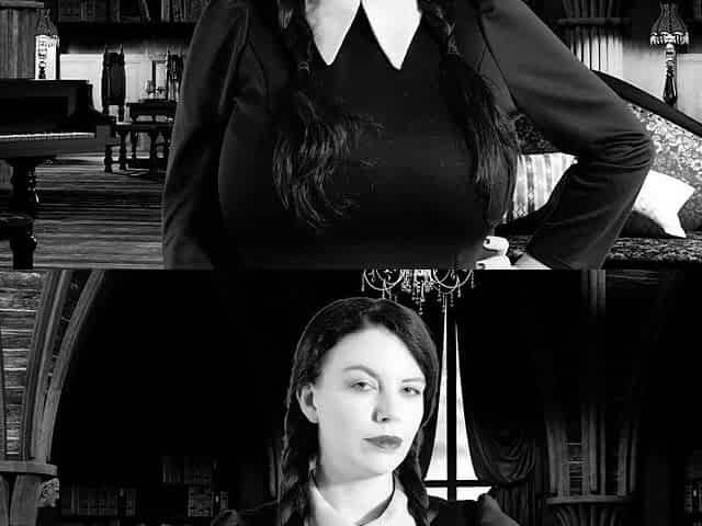 Wednesday's Playdate Addams Family Lovely Lilith Big Titty BBW