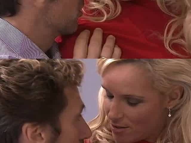 Stunningly Beautiful Blonde MILF Gets It