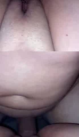 Busty blonde amateur takes creampie pov